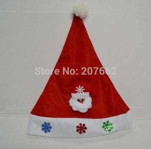 5vnt/stal. Kalėdiniai papuošalai vaikams Įprastos kalėdinės kepurės Kalėdų senelio kepuraitės kepuraitės kalėdinio vakarėlio reikmenims