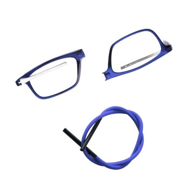 Nešiojami magnetiniai skaitymo akiniai vyrams Skaitymo akiniai su magnetu, pakabinami ant kaklo Presbiopo akiniai moterims