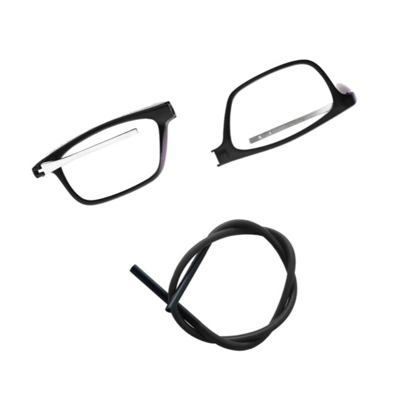Nešiojami magnetiniai skaitymo akiniai vyrams Skaitymo akiniai su magnetu, pakabinami ant kaklo Presbiopo akiniai moterims