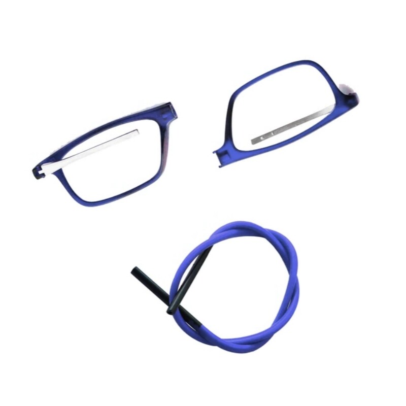 Nešiojami magnetiniai skaitymo akiniai vyrams Skaitymo akiniai su magnetu, pakabinami ant kaklo Presbiopo akiniai moterims