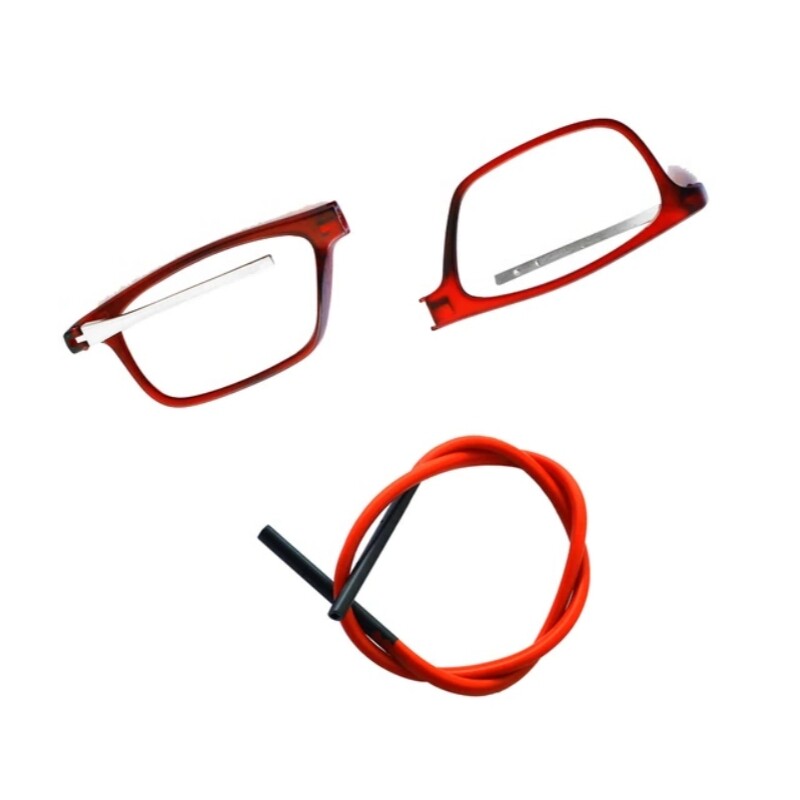 Nešiojami magnetiniai skaitymo akiniai vyrams Skaitymo akiniai su magnetu, pakabinami ant kaklo Presbiopo akiniai moterims