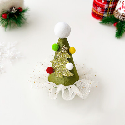 1 vnt Kalėdų suaugusiųjų vaikų plaukų segtukas Kalėdų Senelio kepurė Ragas Plaukų segtukas Kortelės puošniai papuošalai Plaukų aksesuarai Šventiniai galvos apdangalai