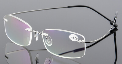 2022 m. karšti lankstūs itin lengvi skaitymo akiniai be apvado atminties titano magnetiniai akiniai ikislaugių akinių stiprumas +1,0–+4,0