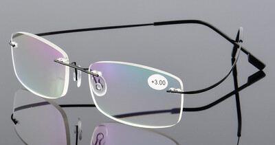 2022 m. karšti lankstūs itin lengvi skaitymo akiniai be apvado atminties titano magnetiniai akiniai ikislaugių akinių stiprumas +1,0–+4,0