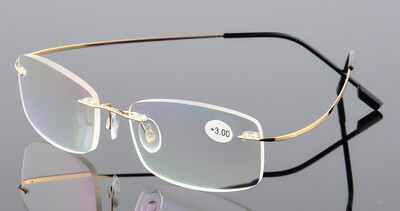 2022 m. karšti lankstūs itin lengvi skaitymo akiniai be apvado atminties titano magnetiniai akiniai ikislaugių akinių stiprumas +1,0–+4,0