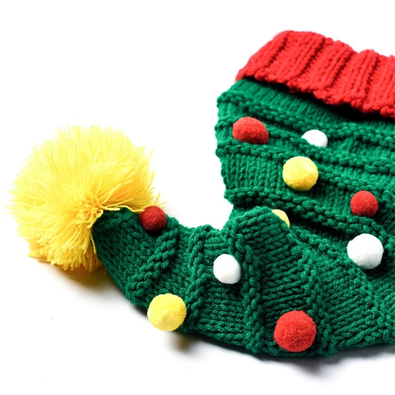 Stora Kalėdų Senelio kepurė suaugusiems Patogi kepurė Tradicinė raudonos ir žalios spalvos pliušinė Kalėdų Senelio kepurė Naujųjų metų dovanoms