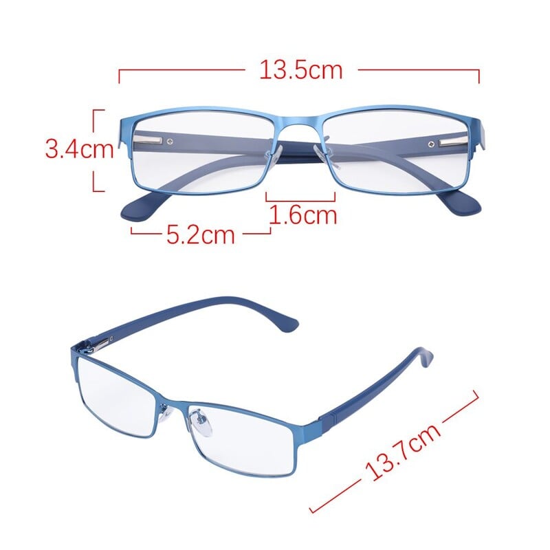 New Arrival Férfi üzleti olvasószemüvegek Titánötvözet váz Férfi Hyperopia Presbyopia dioptriás szemüvegek