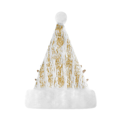 Kalėdinė skrybėlė Miela minkšta pliušinė kepurė Blizgantys ragai vakarėlio kepurė Fotokabinos rekvizitai moterims Vyrams