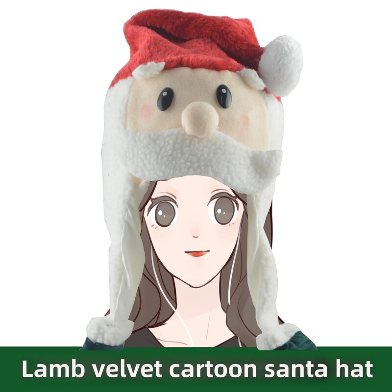 Kalėdų papuošalai suaugusiems ir vaikams Kalėdų Senelio kepurė Sniego senelis Kalėdų kepurė Medžiaga Kalėdų dovanos