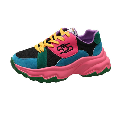 2024 Άνοιξη Φθινόπωρο για εξωτερικούς χώρους νέα παπούτσια για τρέξιμο Σχεδιαστής μόδας Πολύχρωμα Casual Comfort Lacing Plus Size Γυναικεία αθλητικά παπούτσια