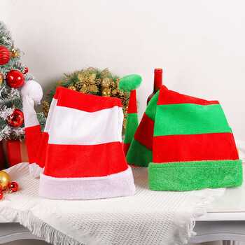 2024 Нова коледна дълга шапка Creative Elf Hat Party Red White Red Green Atmosphere Clown Hat Коледна шапка Декоративна шапка