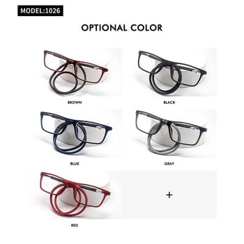 DMLNew Folding Neck Presbyopia High Clear Resin Fashion Magnet Πρεσβυωπία κατά της κούρασης Πρεσβυωπία Χονδρικό ποτήρι ανάγνωσης