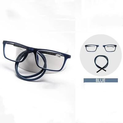 DMLNaujas sulankstomas kaklas Presbyopia High Clear Resin Fashion Magnet Presbyopia Anti Fatigue Presbyopia Didmeninė prekyba skaitytuvu
