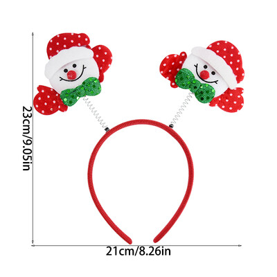 Kalėdų galvos juosta vaikams suaugusiems Kalėdų Senelis Elk Xmax Tree Plaukų aksesuarai Nuotraukų rekvizitai Kalėdų puošmena 2024 m. Naujųjų metų dovanos