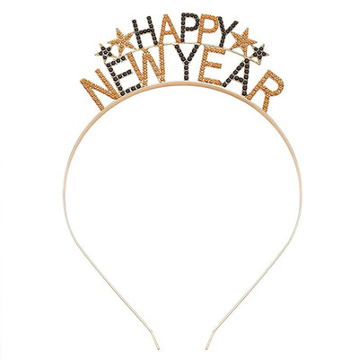 Strasszkő szilveszteri hajpántok karácsonyi kristály fejfedők szilveszteri bulihoz