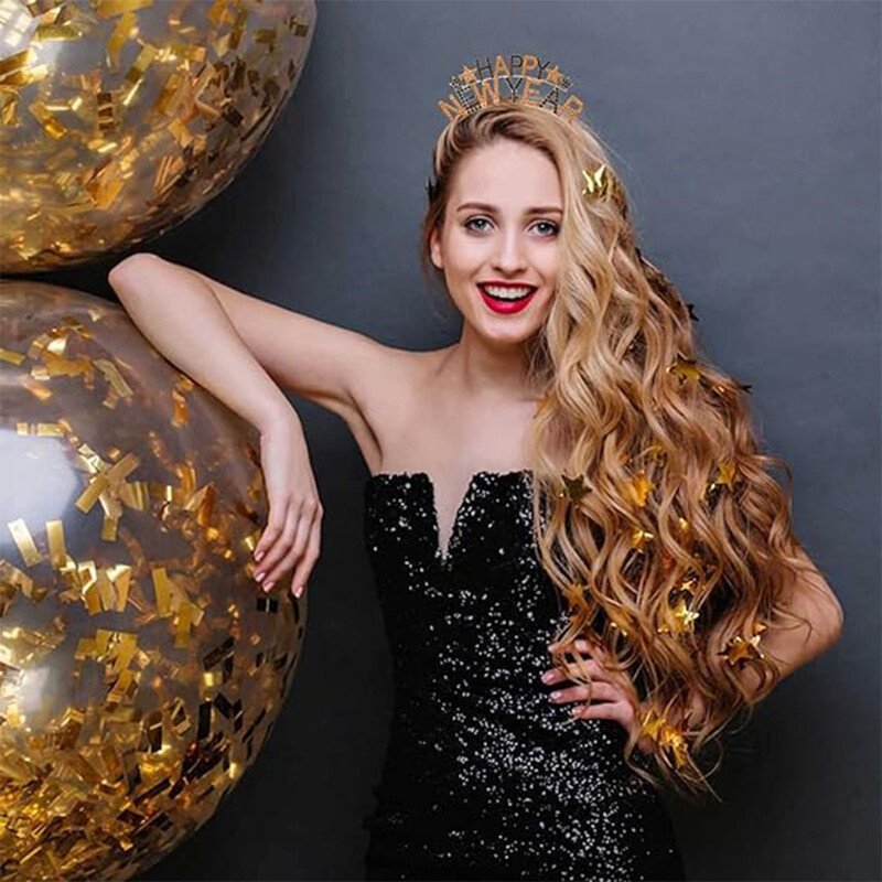 Strasszkő szilveszteri hajpántok karácsonyi kristály fejfedők szilveszteri bulihoz