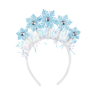 Fashion Sweet Christmas Snowflake Headband για γυναίκες κορίτσια Δημιουργικά αξεσουάρ μαλλιών φωτογραφικά στηρίγματα Δώρα Χριστουγεννιάτικης διακόσμησης
