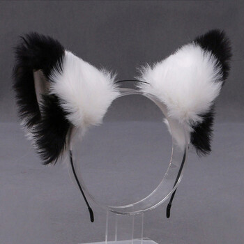 Χαριτωμένο Anime Γάτα Fox Fur Ear Hair Hoirband Cosplay Hairband Halloween Christmas Headbands Headwear Αξεσουάρ για τα μαλλιά