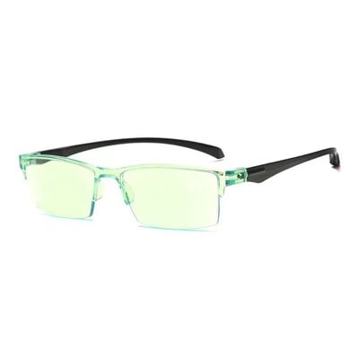 Jaunas Anti Blue Ray lasīšanas brilles Viedās automātiskās tālummaiņas lasīšanas brilles Autofokusa jauda +1.0(100) ~ +7.0(700) Unisex puslokā