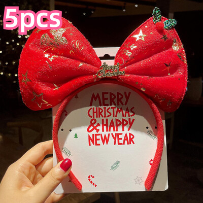 2024 Bentiță pentru copii Crăciun Cosplay desene animate Elk Fulg de zăpadă Arc Bentita pentru petrecere de aniversare Crăciun pentru cap Cadouri de Halloween Accesorii pentru păr