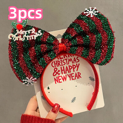 2024 Bentiță pentru copii Crăciun Cosplay desene animate Elk Fulg de zăpadă Arc Bentita pentru petrecere de aniversare Crăciun pentru cap Cadouri de Halloween Accesorii pentru păr