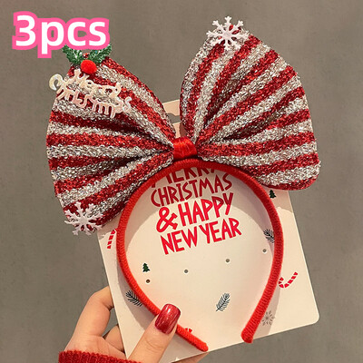 2024 Bentiță pentru copii Crăciun Cosplay desene animate Elk Fulg de zăpadă Arc Bentita pentru petrecere de aniversare Crăciun pentru cap Cadouri de Halloween Accesorii pentru păr