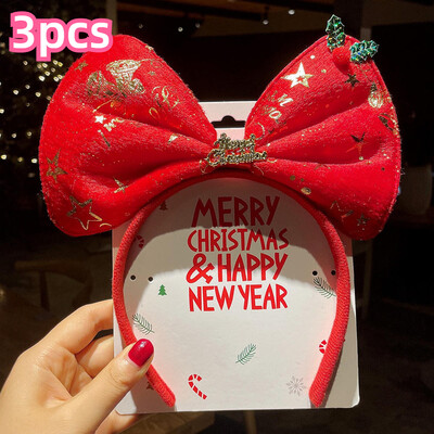 2024 Bentiță pentru copii Crăciun Cosplay desene animate Elk Fulg de zăpadă Arc Bentita pentru petrecere de aniversare Crăciun pentru cap Cadouri de Halloween Accesorii pentru păr