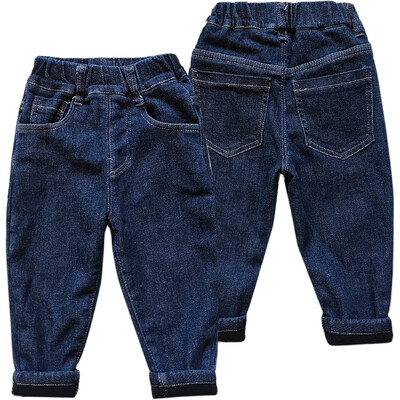 5099 laza téli meleg gyerek farmer fiú farmer baba puha farmer és polár