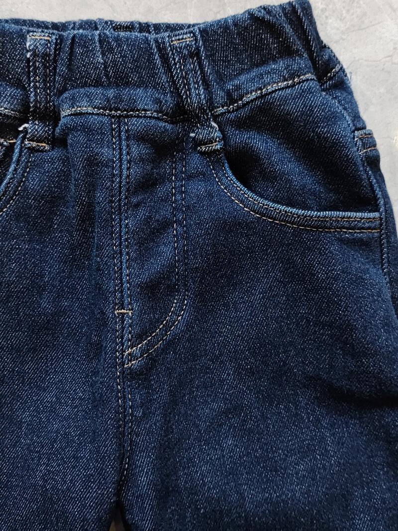 5099 laza téli meleg gyerek farmer fiú farmer baba puha farmer és polár