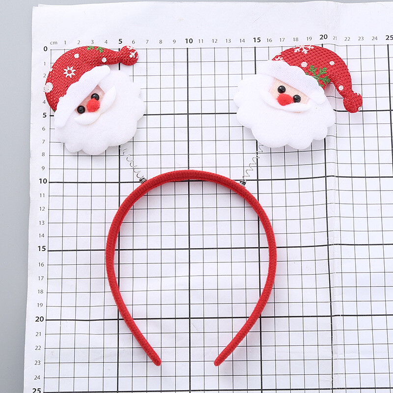 Karácsonyi fejpánt rajzfilm Karácsony Mikulás hóember Noel Tree fejfedő Natal Boldog karácsonyi dekoráció ajándék Navidad Boldog új évet