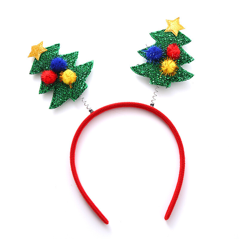 Karácsonyi fejpánt rajzfilm Karácsony Mikulás hóember Noel Tree fejfedő Natal Boldog karácsonyi dekoráció ajándék Navidad Boldog új évet