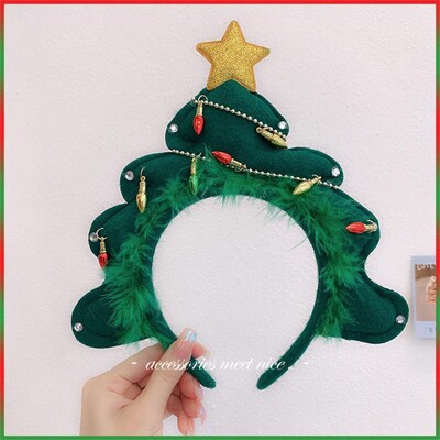 Boldog karácsonyt Fejpántok Aranyos karácsonyi Mikulás Elk Agancs Fejpánt Hajkarika Karácsonyfa masni Haj Kiegészítő Újévi Ajándékok Navidad