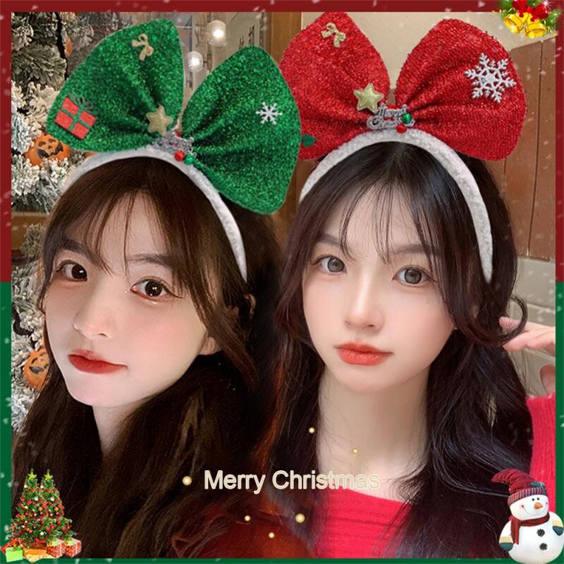 Boldog karácsonyt Fejpántok Aranyos karácsonyi Mikulás Elk Agancs Fejpánt Hajkarika Karácsonyfa masni Haj Kiegészítő Újévi Ajándékok Navidad