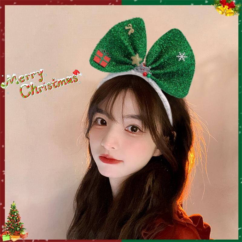 Boldog karácsonyt Fejpántok Aranyos karácsonyi Mikulás Elk Agancs Fejpánt Hajkarika Karácsonyfa masni Haj Kiegészítő Újévi Ajándékok Navidad