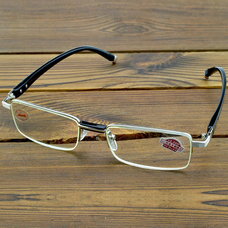 FÉRFI titánötvözet +TR90 Senators tükröződésmentes bevonatú olvasószemüveg, nem gömb alakú olvasószemüveg +0,75 +1 - +4