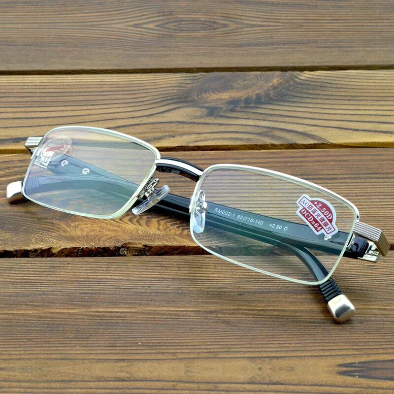 FÉRFI titánötvözet +TR90 Senators tükröződésmentes bevonatú olvasószemüveg, nem gömb alakú olvasószemüveg +0,75 +1 - +4