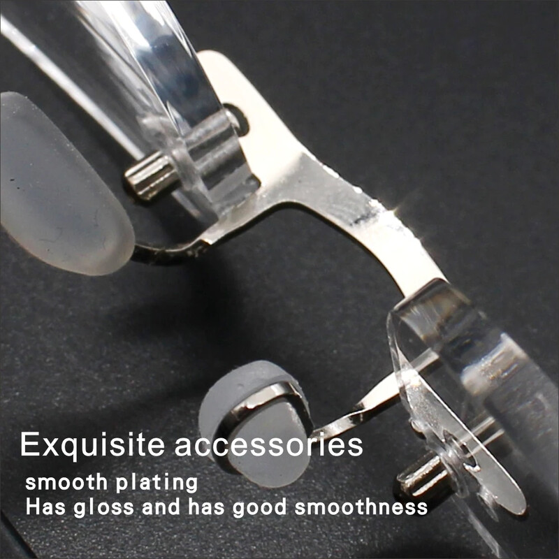 Rolipop keret nélküli olvasószemüvegek férfi dioptriás női olvasószemüvegek Fém fáradtság elleni kislátó nagyító