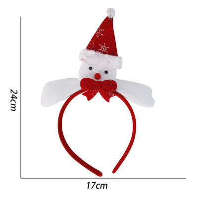 Linksmų Kalėdų galvos apdangalai Kalėdiniai plaukų aksesuarai Elnio žvaigždė Kalėdų Senelis Bling Naujieji 2025 m. Galvos juostos „Pasidaryk pats“ Kalėdų vakarėlio dekoras