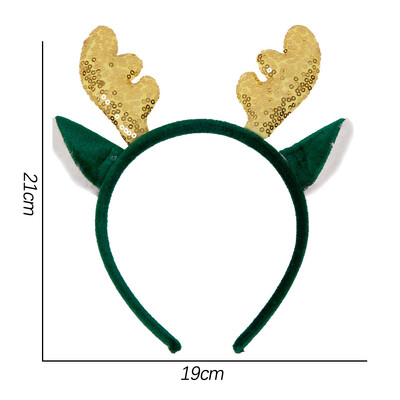 Linksmų Kalėdų galvos apdangalai Kalėdiniai plaukų aksesuarai Elnio žvaigždė Kalėdų Senelis Bling Naujieji 2025 m. Galvos juostos „Pasidaryk pats“ Kalėdų vakarėlio dekoras