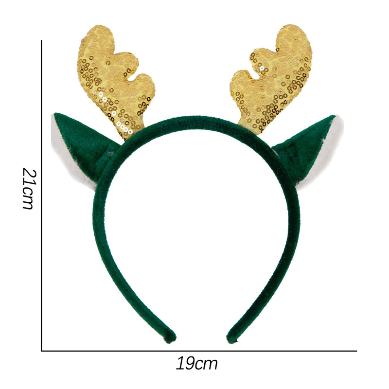 Linksmų Kalėdų galvos apdangalai Kalėdiniai plaukų aksesuarai Elnio žvaigždė Kalėdų Senelis Bling Naujieji 2025 m. Galvos juostos „Pasidaryk pats“ Kalėdų vakarėlio dekoras
