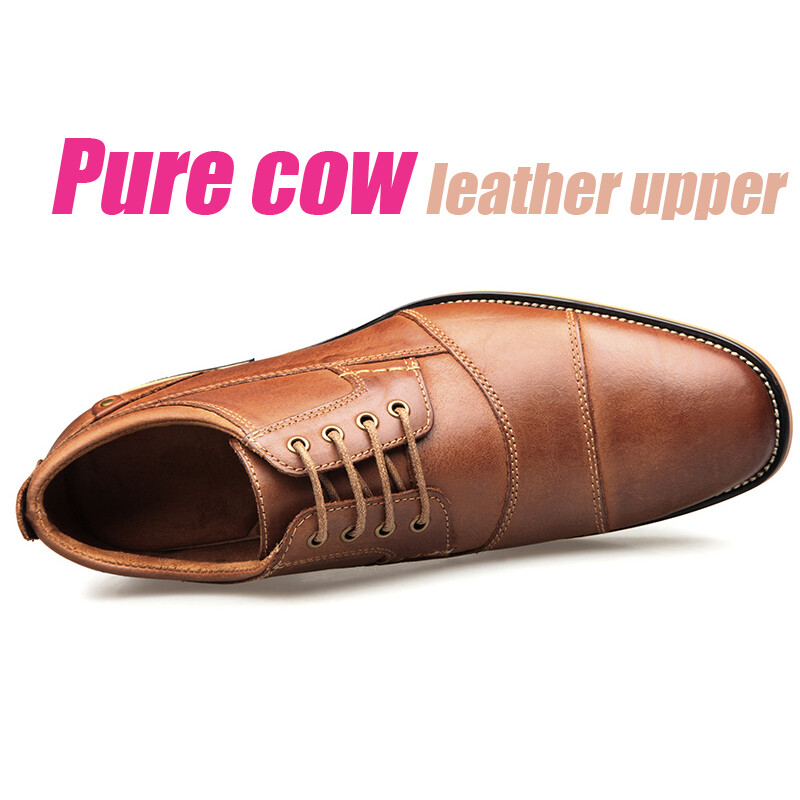 ZFTL Nauji Vyriški Suknelės batai Natūrali oda Vyras Verslo batai Didelio dydžio Vyriški vestuviniai batai Laisvalaikio suvarstomi batai Rankų darbo 2023 m.