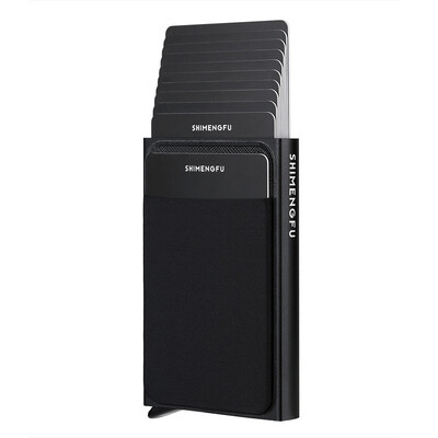 Anti Thief Rfid hitelkártya-tartó Intelligens minimalista pénztárca zseb férfi női karcsú kártyatartó Bank Készpénz Hitelkártya tok Táska pénztárca