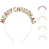 Kalėdinė galvos juosta Ragai Snaigė Linksmų Kalėdų Pentagrama Laimingų Naujųjų Metų plaukų segtukas Plaukų aksesuarai