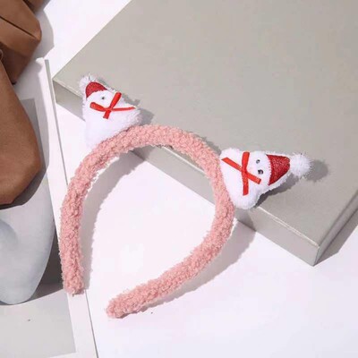 Karácsonyi hajtű Őszi és téli fejfedők Forest Super Fairy Plüss Vicces Hajkártya Édesszarvas Fesztivál Net Vörös Haj Ékszer