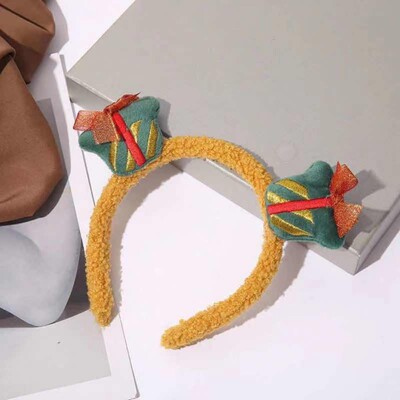 Karácsonyi hajtű Őszi és téli fejfedők Forest Super Fairy Plüss Vicces Hajkártya Édesszarvas Fesztivál Net Vörös Haj Ékszer