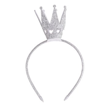 Βρεφικά κορίτσια Princess Crown Γυαλιστερό Tiara Crown Hair Hoop Headwear για δώρο γενεθλίων Κορίτσια Αξεσουάρ μαλλιών Προμήθειες πάρτι