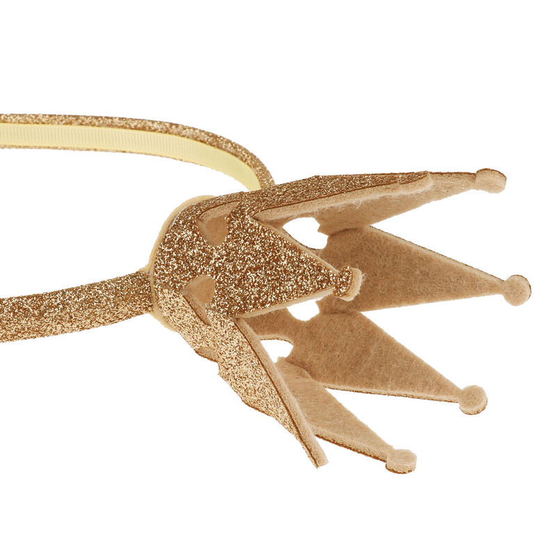 Baby Girls Princess Crown Fényes Tiara Crown Hair Hoop Fejfedő Hajpánt Születésnapi Ajándék Lányok Haj Kiegészítők Parti kellékek