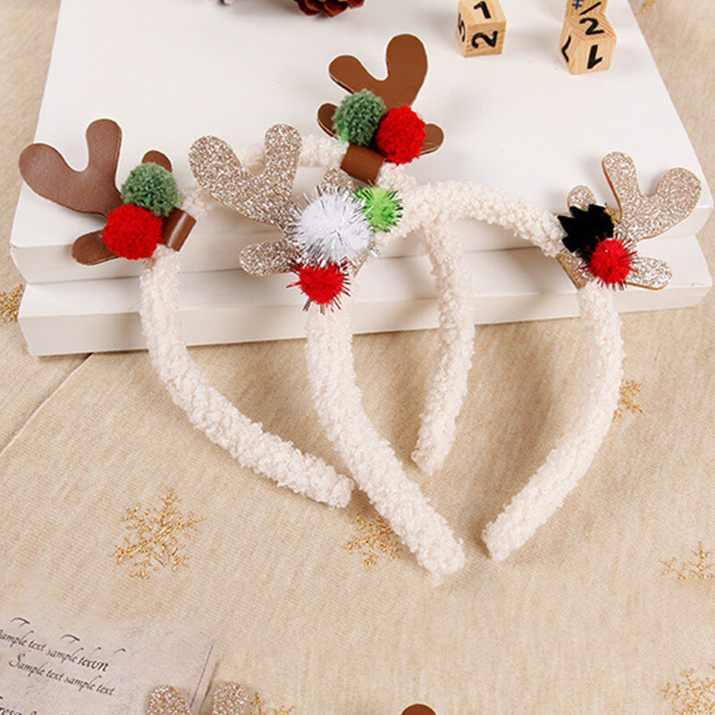 Karácsonyi fejpántok Mikulásfa jávorszarvas agancsok fejpántok gyerekeknek felnőtt fejfedők rénszarvas díszek karácsonyi dekorációk parti cosplay