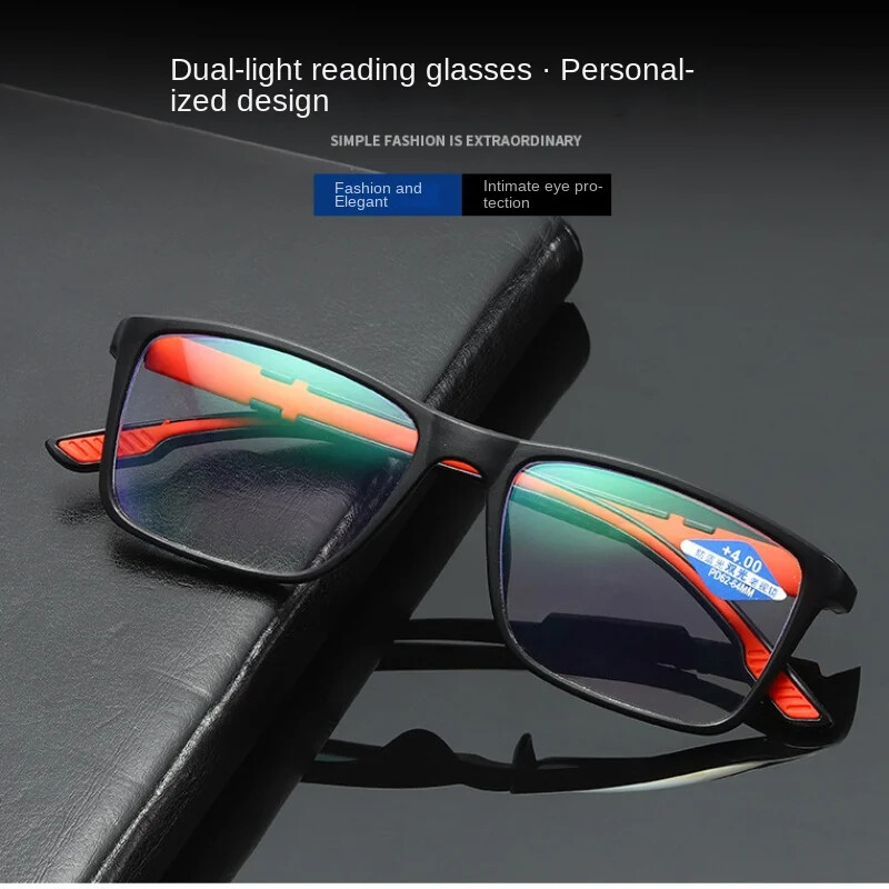 2024. gada bifokālās lasīšanas brilles vīriešiem, īpaši vieglas kvadrātveida brilles sievietēm