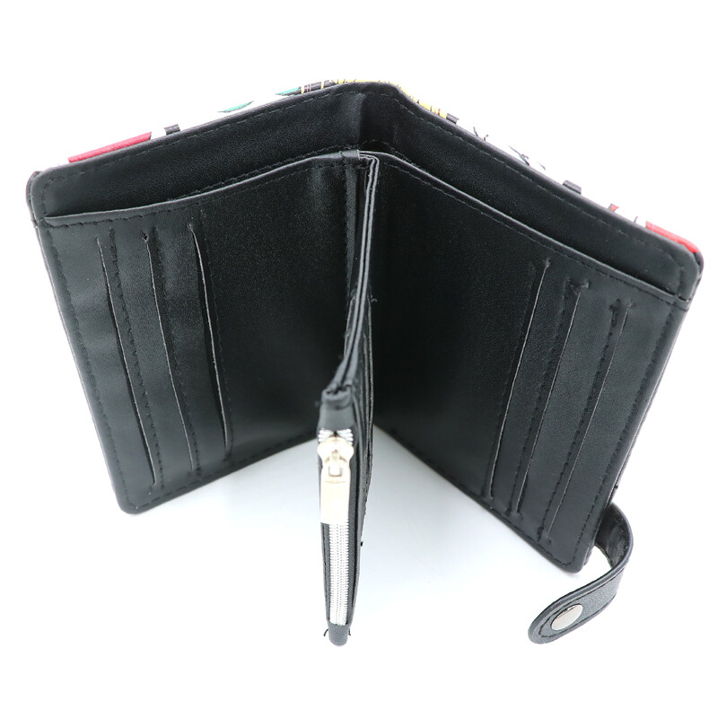 Death Note Anime melna PU ādas īsa maka karte un monētu maciņš zēniem, meitenēm dāvana